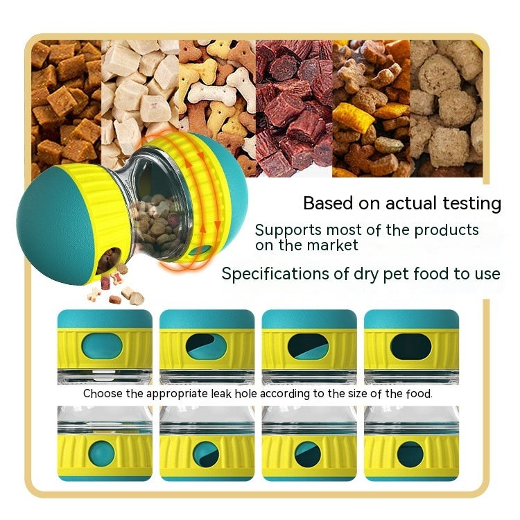 Food Dispensing Dog Toy Tumbler Leaky Food Ball Puzzle Toys Interactive