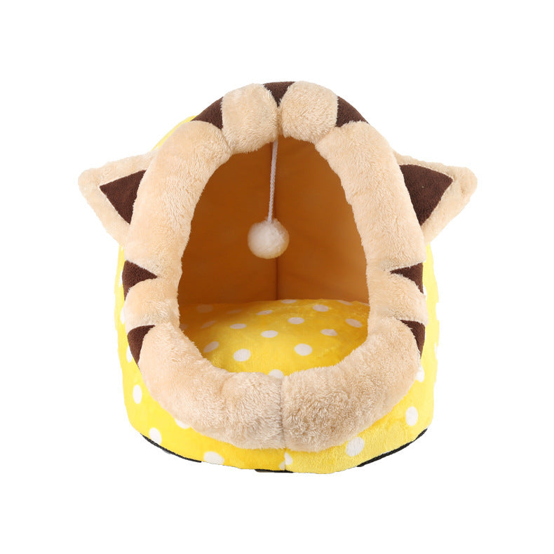 Cat Bed Indoor Soft Cats Houses Warm Cozy Cushion Bag Small Dog Removable Washable Tent Pet House Cat's Basket Pets Mat Supplies - LukkyDeals