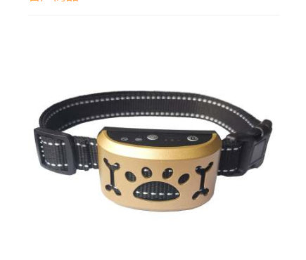 Weather-resistant anti-bark collar with multiple sensitivity levels for safe training