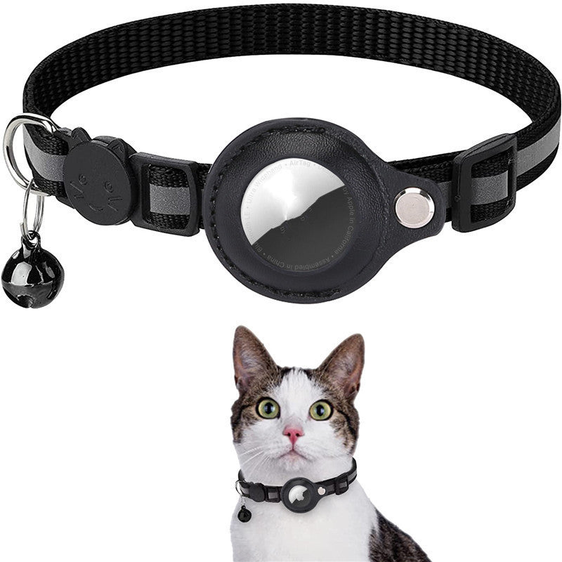 Air tag Cat Collar with Bell and Safety Buckle