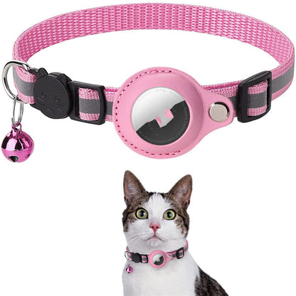 Air tag Cat Collar with Bell and Safety Buckle