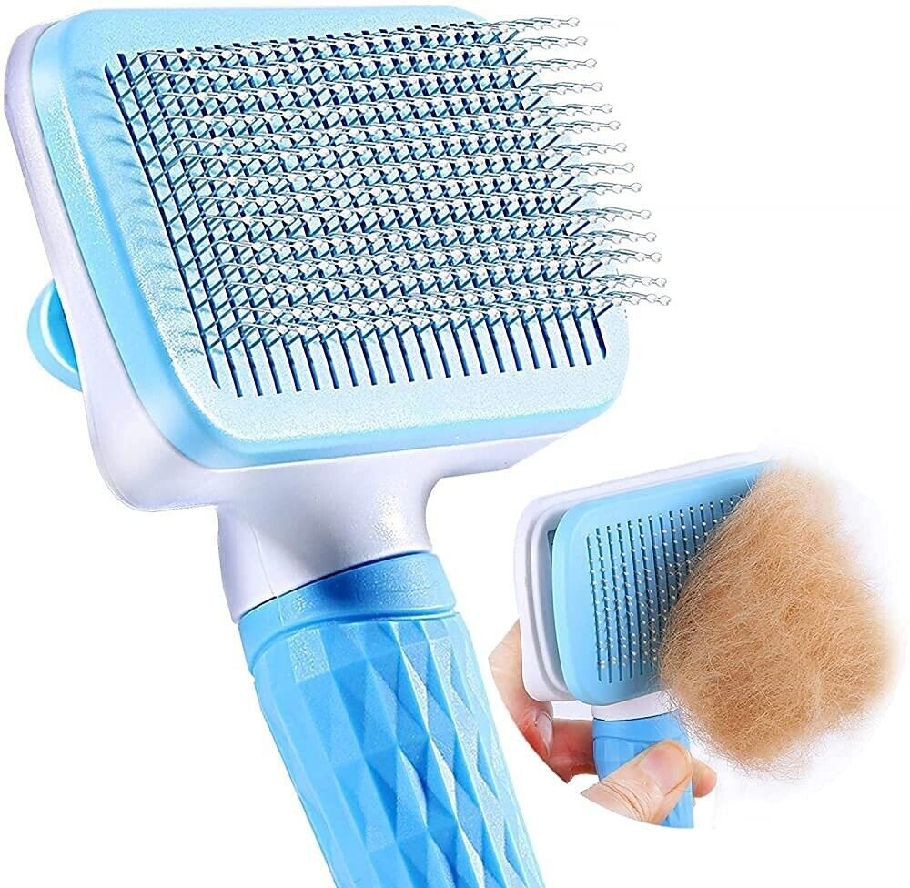 Dog Brush For Shedding Dematting Pet Grooming Cat Hair Undercoat Rake Comb Brush