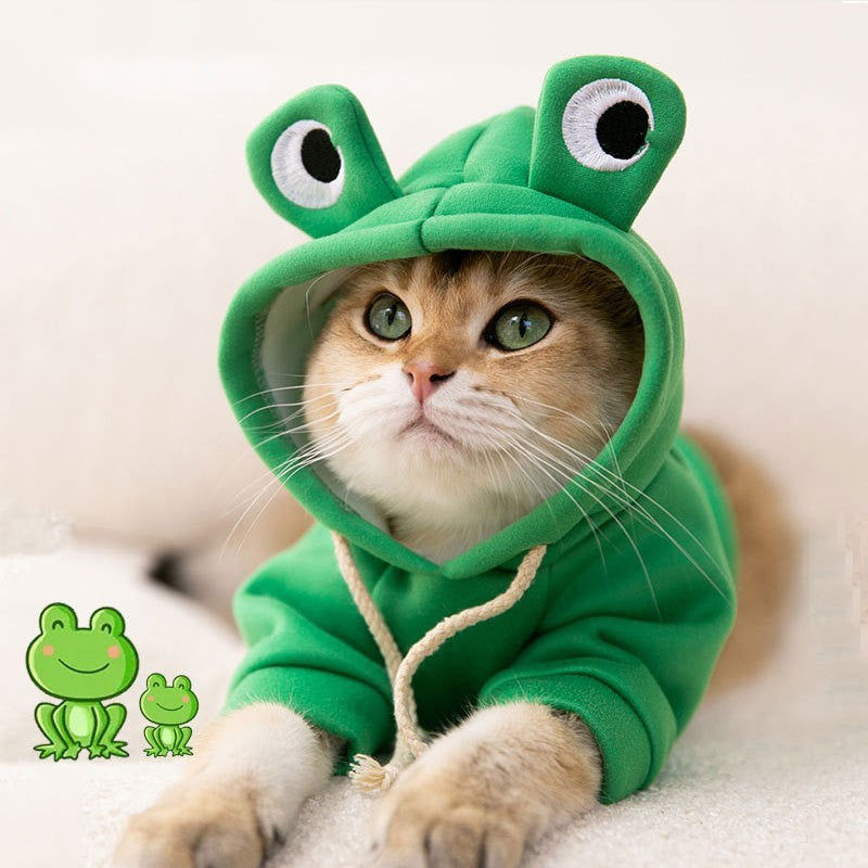 Puppy Halloween Cat Hoodie Two-legged