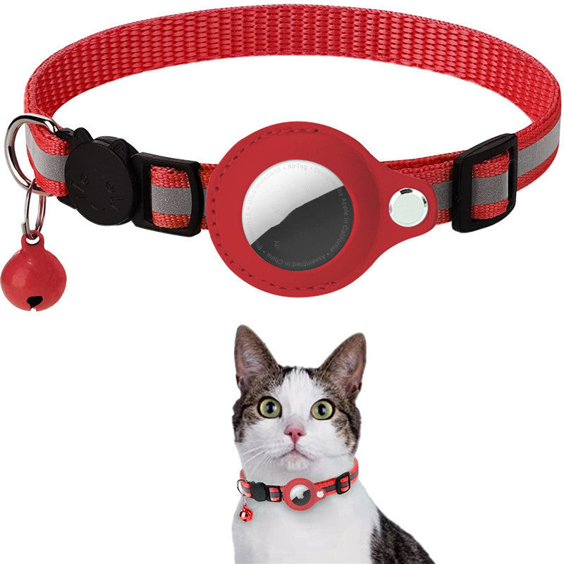 Air tag Cat Collar with Bell and Safety Buckle