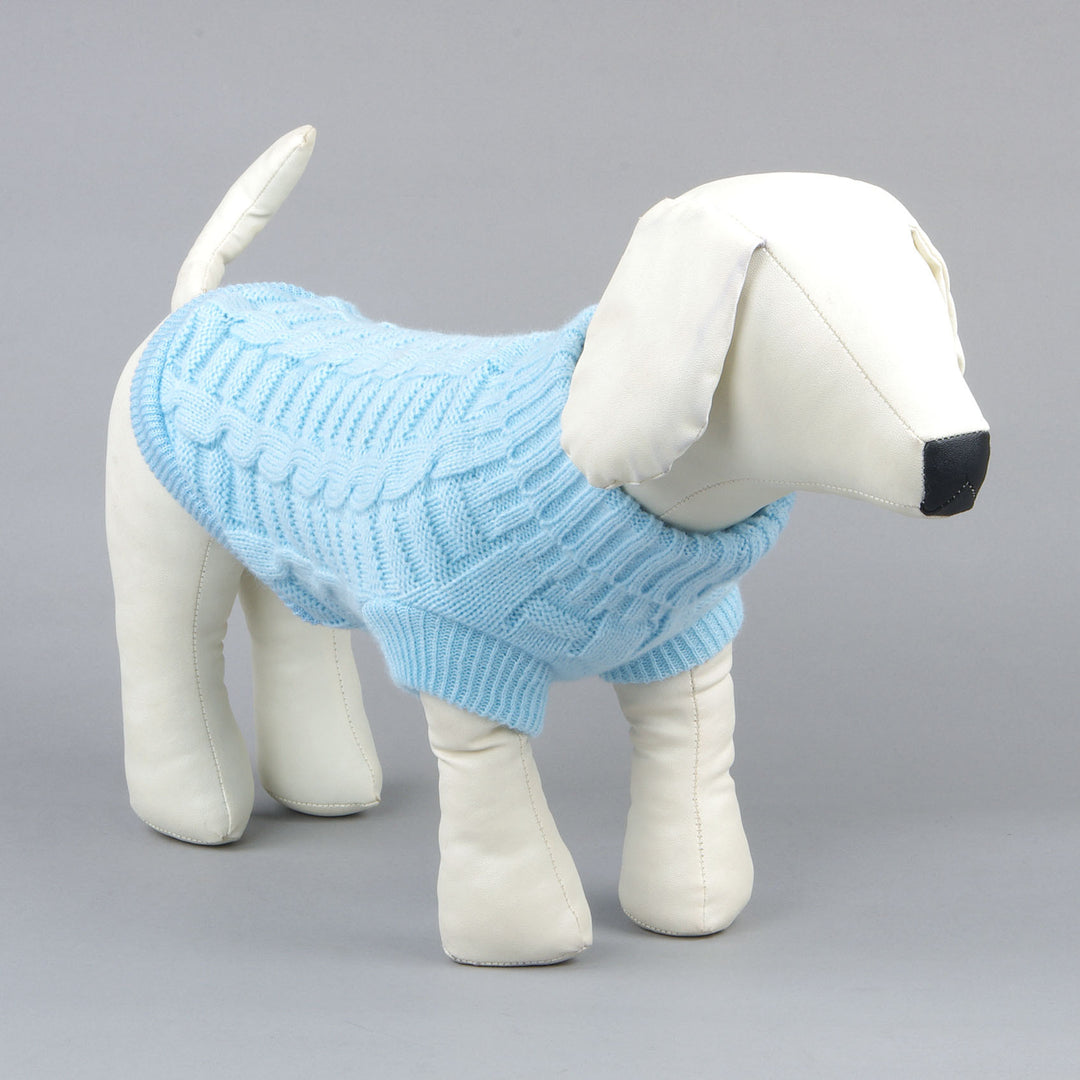 Solid color dog sweater Teddy dog clothes Cat clothes pets Pet cat clothes Pet clothes
