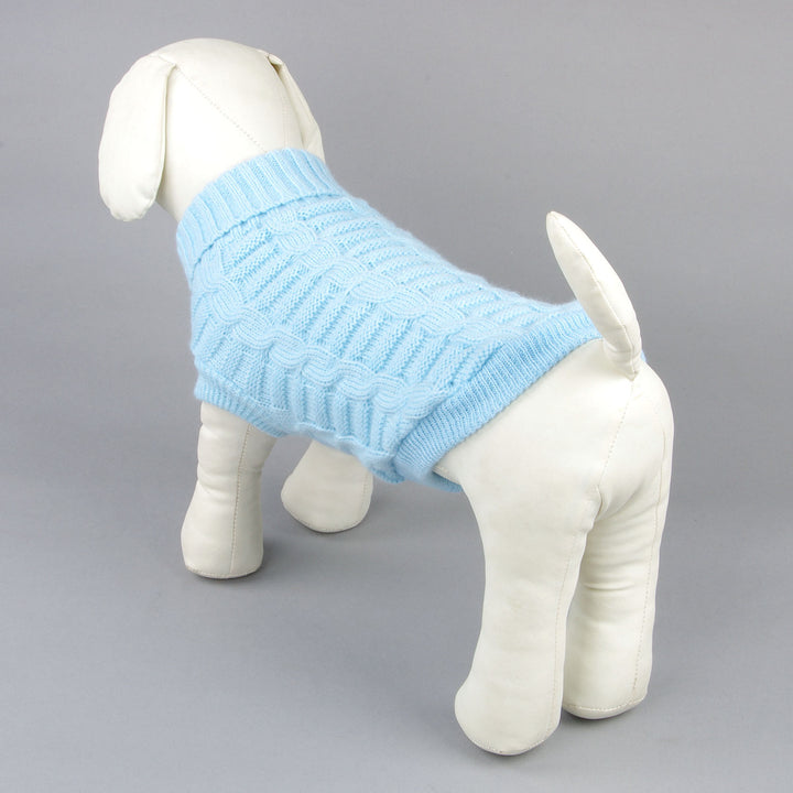 Solid color dog sweater Teddy dog clothes Cat clothes pets Pet cat clothes Pet clothes