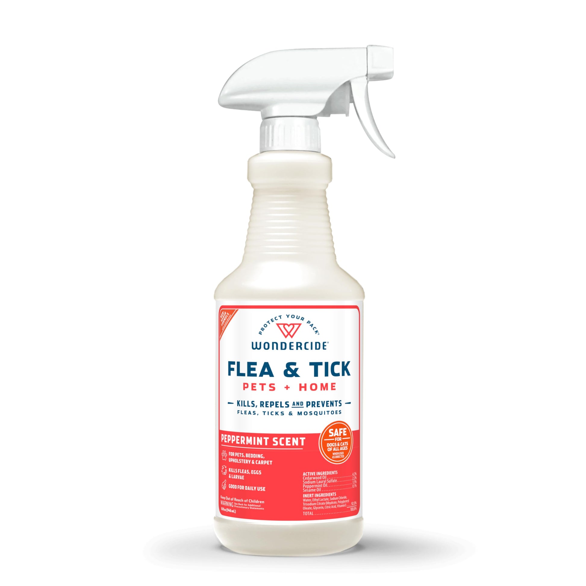 Wondercide Natural Flea, Tick & Mosquito Spray for Pets & Home with Essential Oils - 16 oz