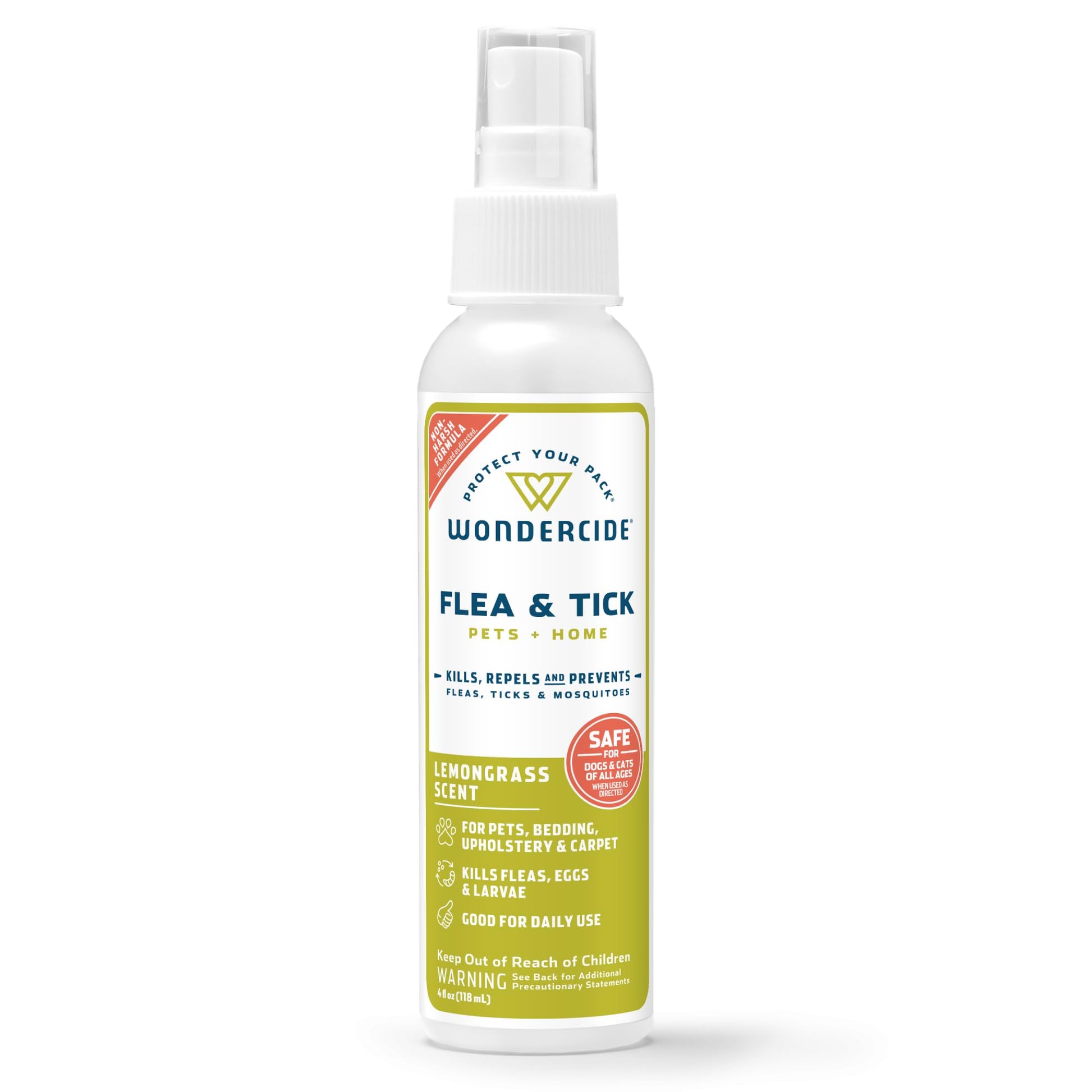 Wondercide Natural Flea, Tick & Mosquito Spray for Pets & Home with Essential Oils - 16 oz