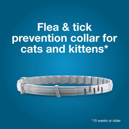 Seresto Cat Vet-Recommended Flea & Tick Treatment & Prevention Collar for Cats | 8 Months Protection