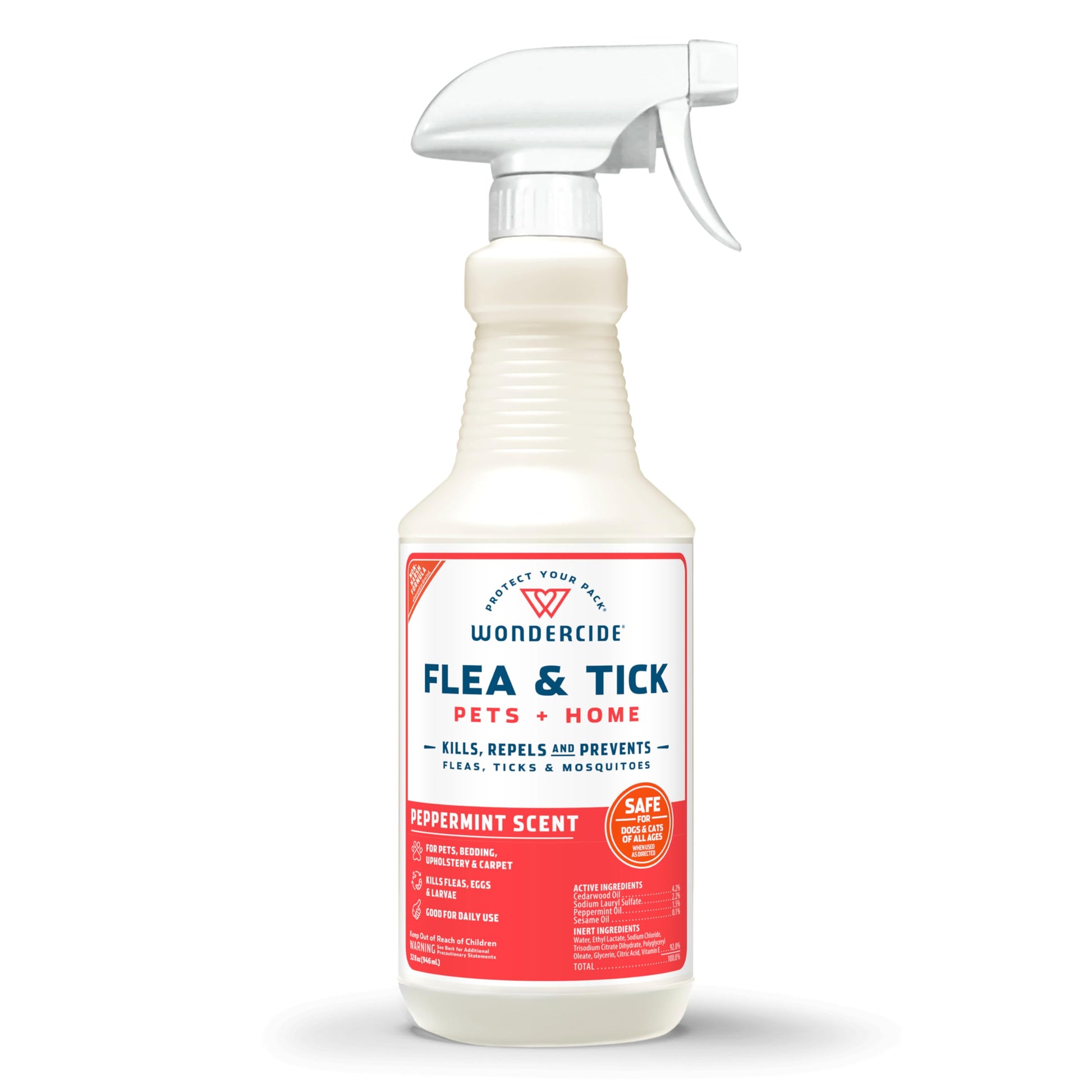 Wondercide Natural Flea, Tick & Mosquito Spray for Pets & Home with Essential Oils - 16 oz