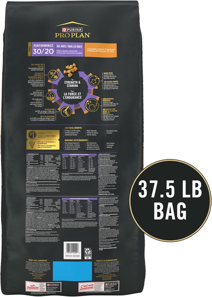 Purina Pro Plan Sport Performance 30/20 Chicken and Rice Formula High Protein Dog Food - 37.5 lb. Bag