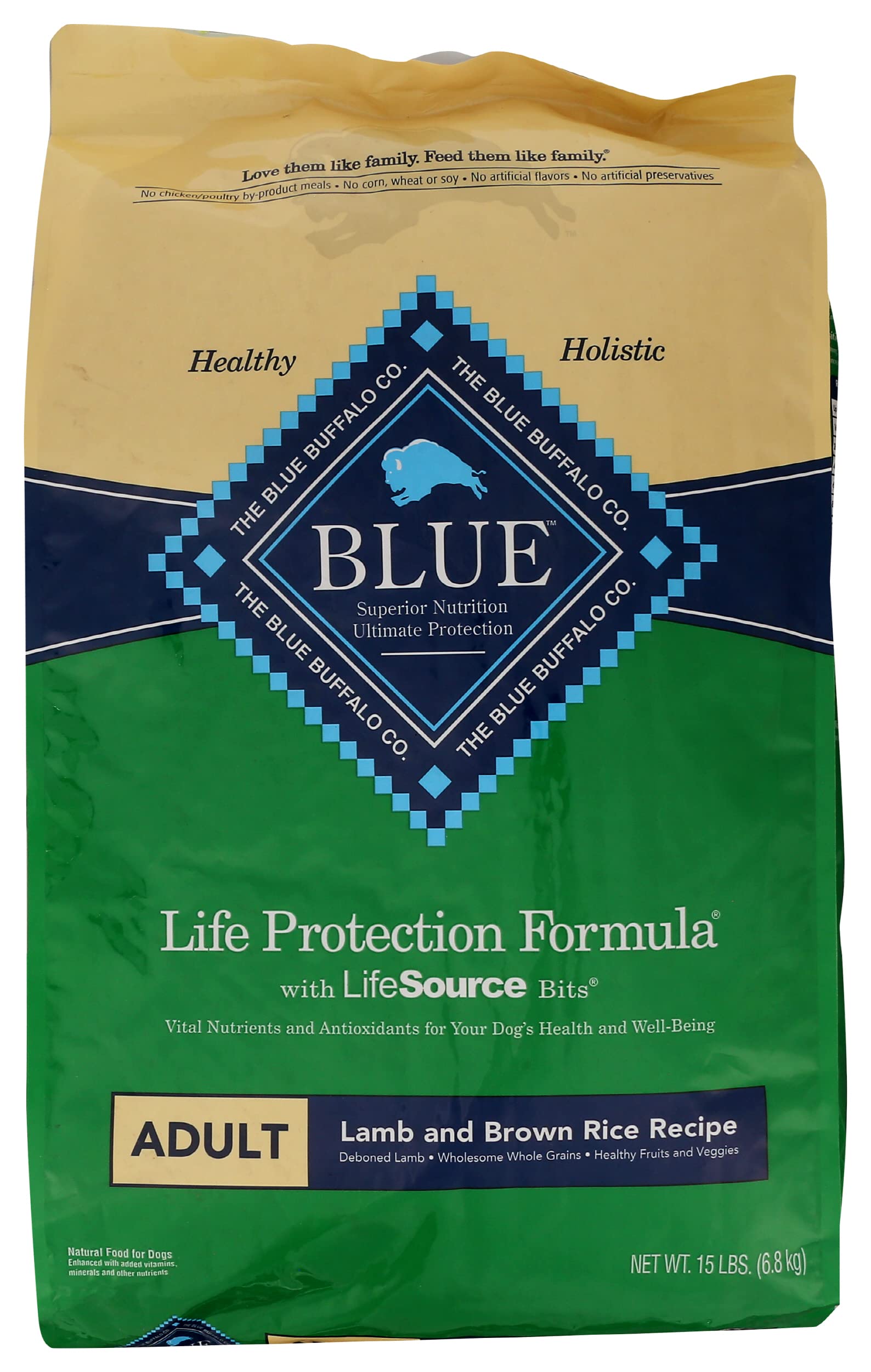 Blue Buffalo Life Protection Formula Adult Dry Dog Food, Helps Build and Maintain Strong Muscles, Made with Natural Ingredients, Chicken & Brown Rice Recipe, 30-lb. Bag