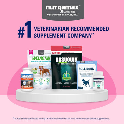 Nutramax Proviable Digestive Health Supplement Multi-Strain Probiotics and Prebiotics for Cats and Dogs - With 7 Strains of Bacteria, 30 Capsules