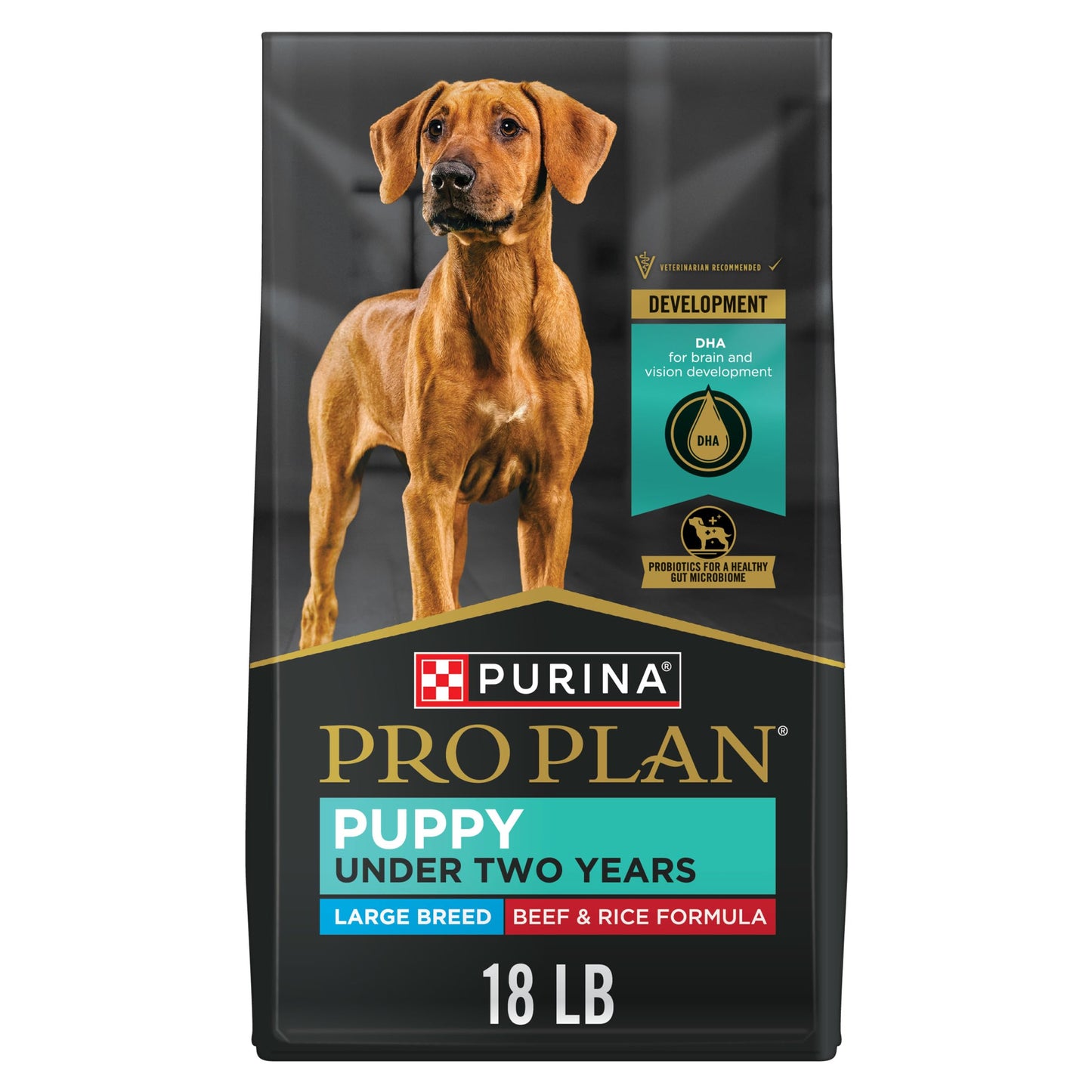 Purina Pro Plan Large Breed Dry Puppy Food, Chicken and Rice Formula - 34 lb. Bag