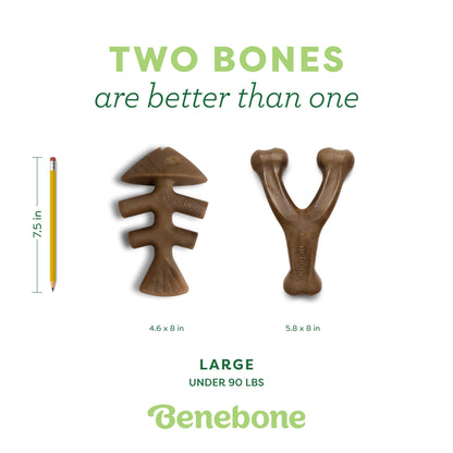 Benebone Medium 4-Pack Dog Chew Toys LukkyDeals