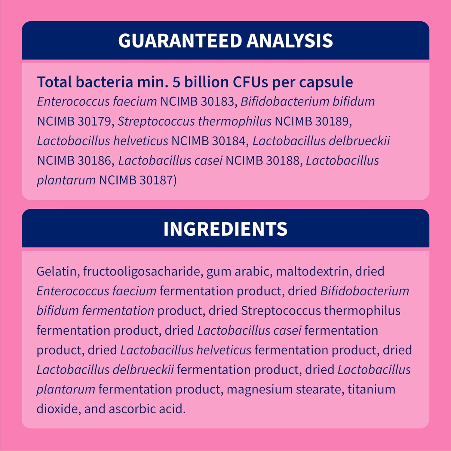 Nutramax Proviable Digestive Health Supplement Multi-Strain Probiotics and Prebiotics for Cats and Dogs - With 7 Strains of Bacteria, 30 Capsules