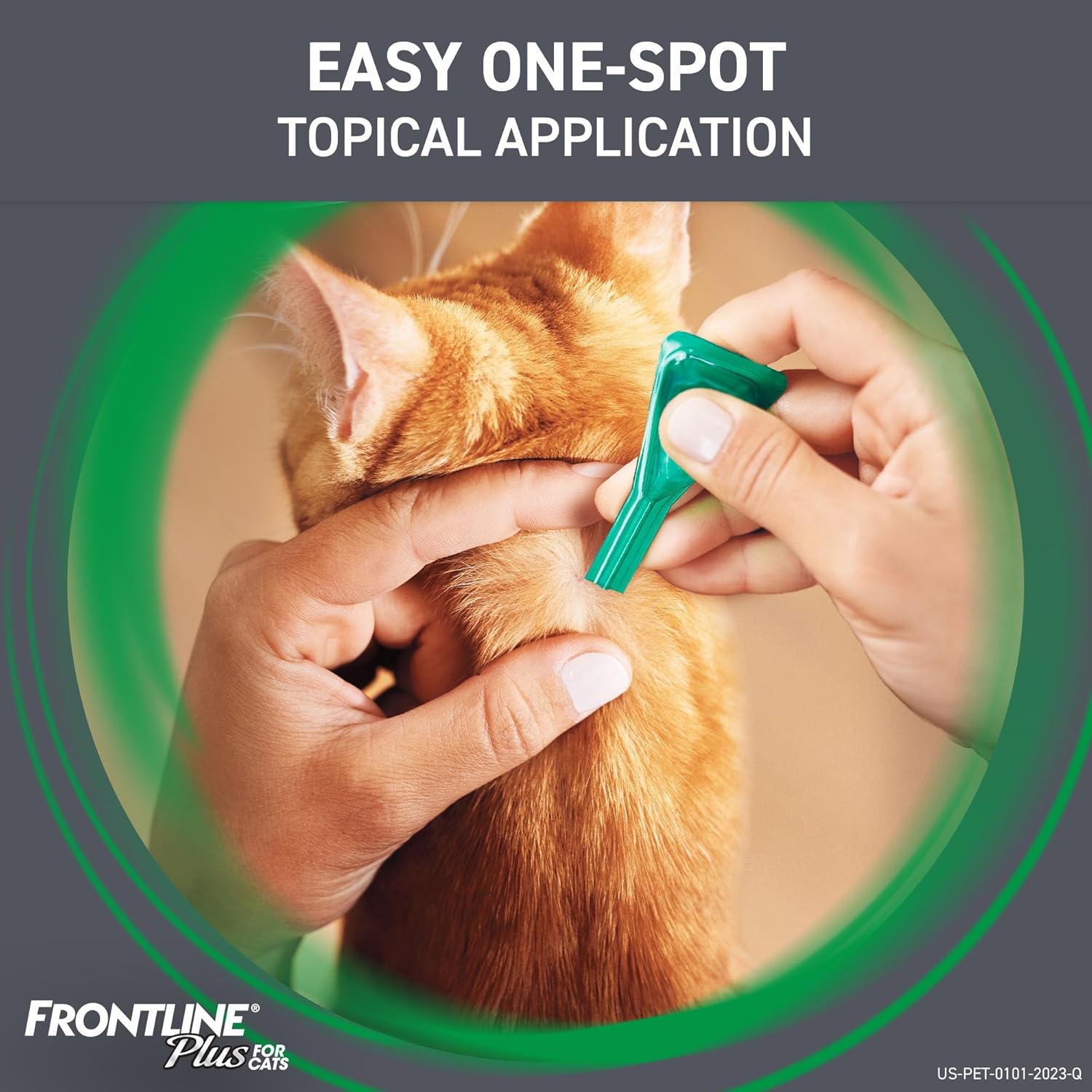 Frontline Plus Flea and Tick Treatment for Cats Over 1.5 lbs. 6 Treatments