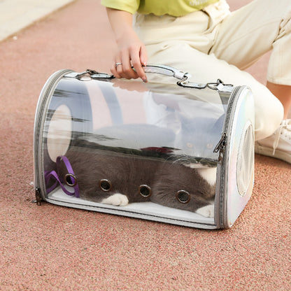 Transparent pet bag