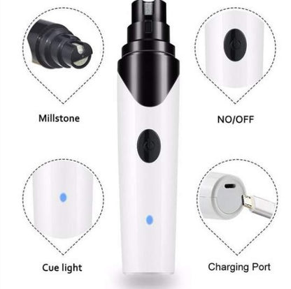 USB Charge Pet Nail Electric Grinder Manicure For Cat Dog