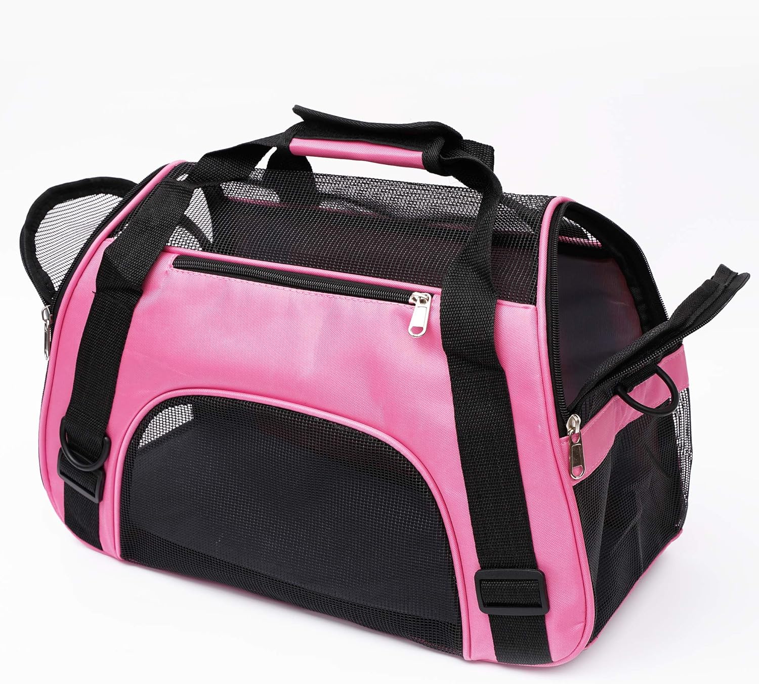 Pet Carrier Soft-Sided Carriers for Cat Carriers Dog Carrier for Small Medium Cats Dogs Puppies Pet Carrier Airline Approved up to 15 Lbs Cat Dog Pet Travel Carrier (Small, Pink)