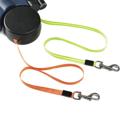 Dual Reflective Retractable 360° Zero Tangle Dog Leash