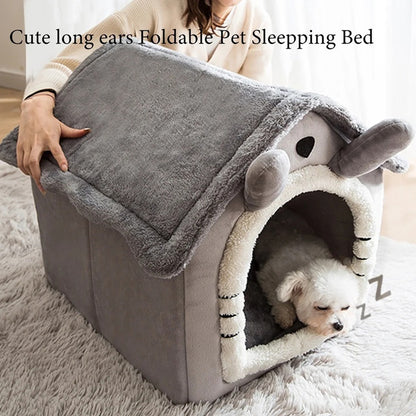 Washable Foldable Pet Sleeping Bed