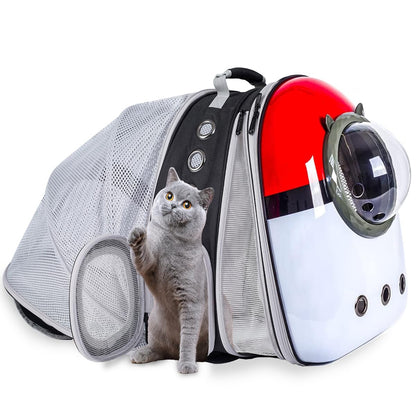 LAIRIES Back Expandable Cat Carrier Backpack - Airline Approved Cat Bubble Backpack