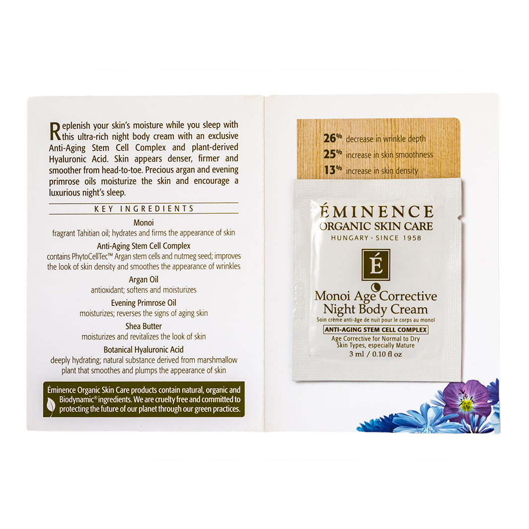 Eminence Organics Monoi Age Corrective Night Body Cream