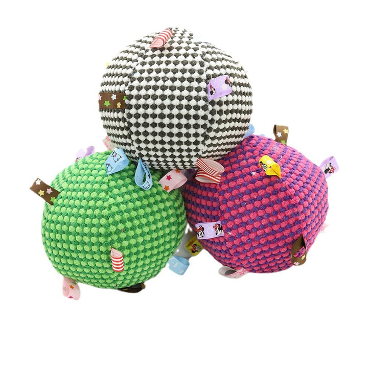 Dog Training Soft Ball Cloth Ball Ringing Dogs And Cats Pets Toy Ball Pet Products