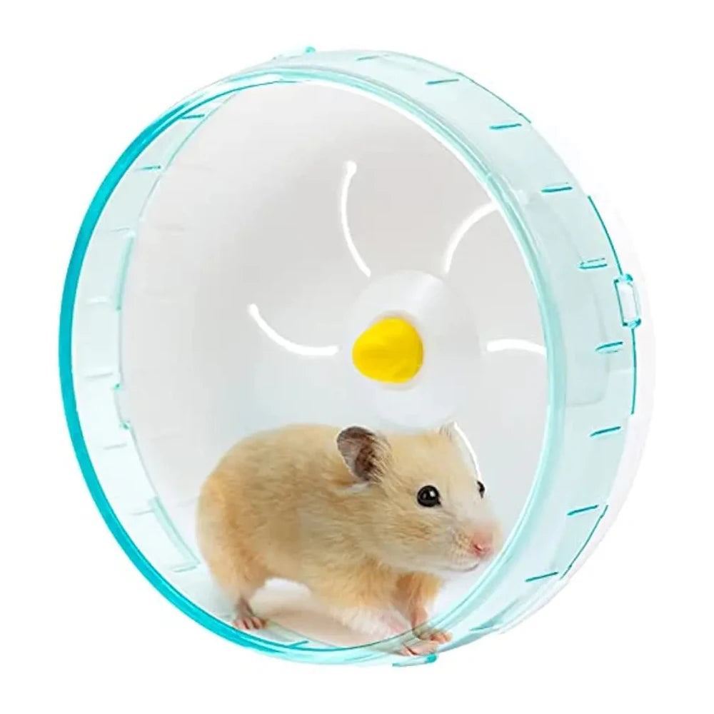 Silent Hamster Wheel - Exercise Wheel for Syrian Hamsters - Quiet Spinner Running Wheel for Small Animals - Pet Hamsters Exercise Wheel Toy