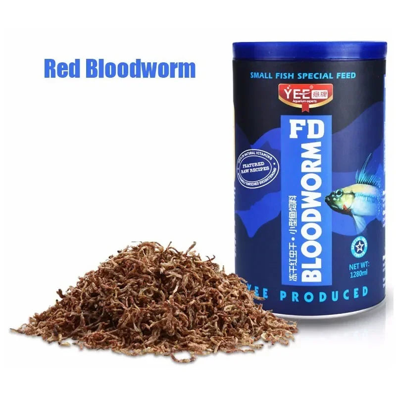 YEE Red Blood Worm Freeze Dried Artemia Salina Fish Food