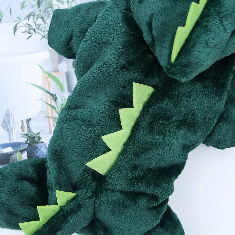 Dinosaur Dog Clothes Fleece Jumpsuits