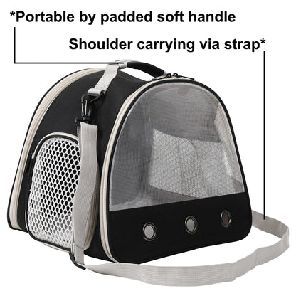 Guinea Pig Carrier Portable Clear Transport Cage