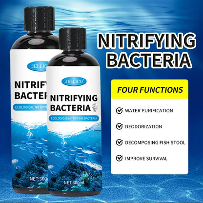 300ml Nitrifying Bacteria  Liquid Fish Tank Water Purifier Aquarium Fish Farming Medicine Supplies Fishbowl Water Treatment