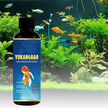 Fish Medicine For Freshwater 100ml Fin Rot Treat Fish Remedy Purify Aquarium Water Safe Fish Remedy Aquarium Supplies For Algae