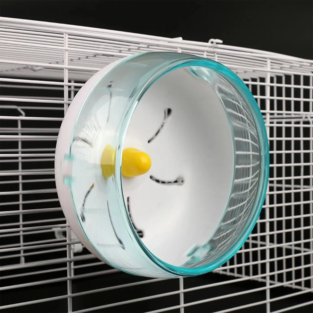 Silent Hamster Wheel - Exercise Wheel for Syrian Hamsters - Quiet Spinner Running Wheel for Small Animals - Pet Hamsters Exercise Wheel Toy