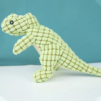 Pet Chew Toys Interactive Cartoon Animal Plush Alligator Shape Dog Sound Toy Gnawing Grinding Teeth Training Supplies - LukkyDeals