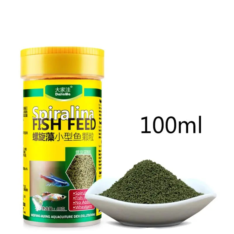 Spirulina Food Tropical Fish Nutrition Food for Aquarium Fish Tank - LukkyDeals