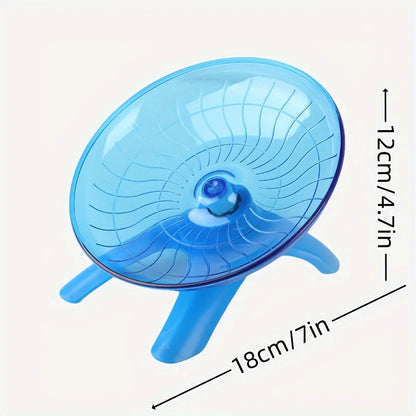 Hamster Flying Saucer Silent Running Exercise Wheel for Hamsters, Gerbils, Mice, Hedgehog and Other Small Pets Silent Running Wheel Hamster Wheel