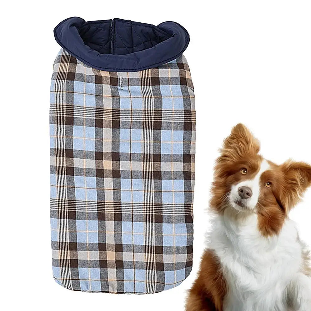 Warm Dog Coat Reversible Windproof Waterproof British Style