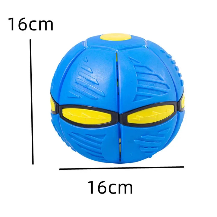 Flying saucer ball dog toy 16cm