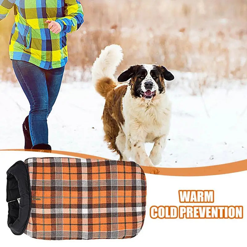 Warm Dog Coat Reversible Windproof Waterproof British Style