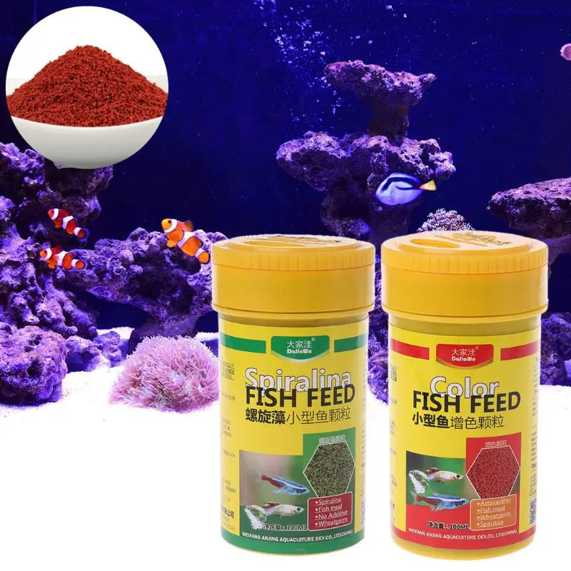 Spirulina Food Tropical Fish Nutrition Food for Aquarium Fish Tank - LukkyDeals