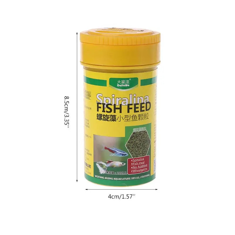 Spirulina Food Tropical Fish Nutrition Food for Aquarium Fish Tank - LukkyDeals