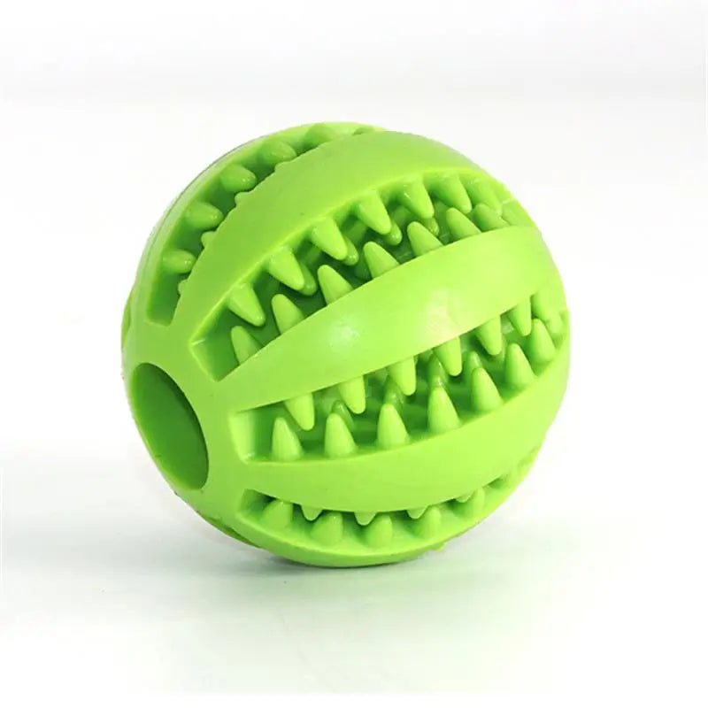 Dog Food Ball Pet Dog Toy Interactive Rubber Balls for Small Large Dogs Puppy Cat Chewing Toys Pet Tooth Cleaning - LukkyDeals