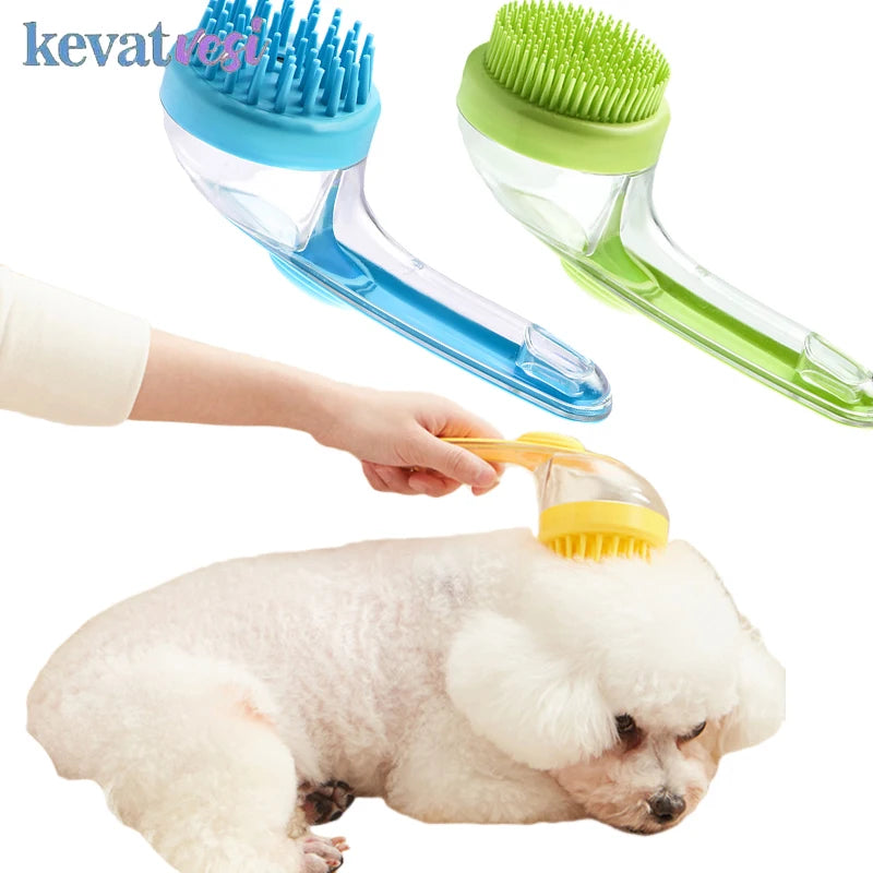 Soft Silicone Dog Bathing Brush