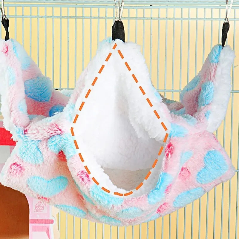 Double-hanging Bed Hamster Hammock