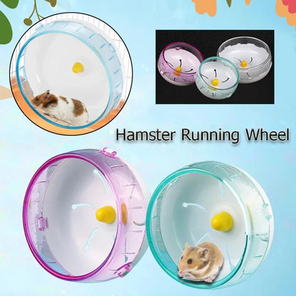 Silent Hamster Wheel - Exercise Wheel for Syrian Hamsters - Quiet Spinner Running Wheel for Small Animals - Pet Hamsters Exercise Wheel Toy