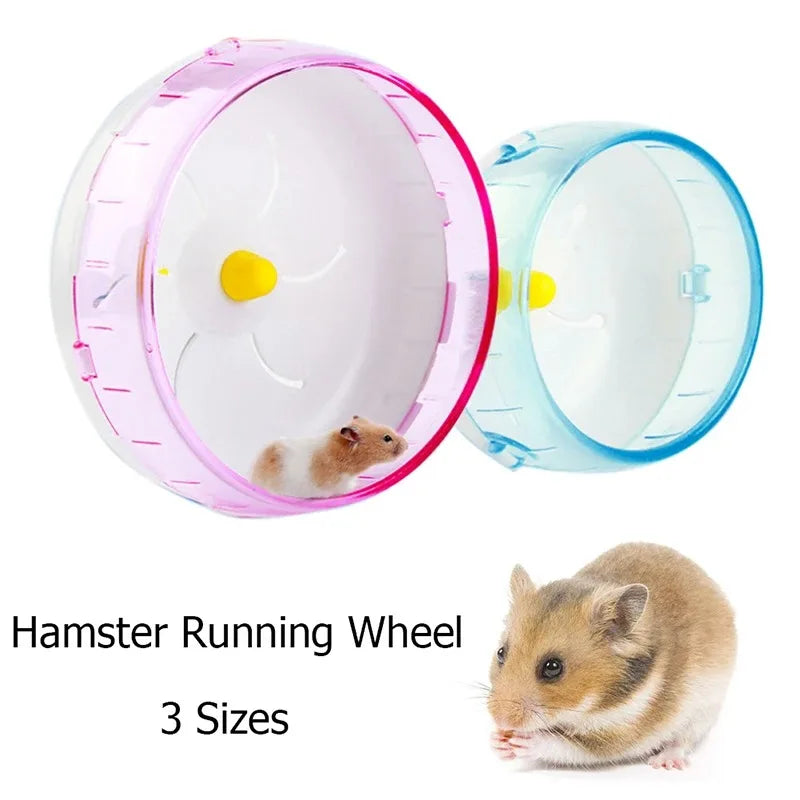 Silent Hamster Wheel - Exercise Wheel for Syrian Hamsters - Quiet Spinner Running Wheel for Small Animals - Pet Hamsters Exercise Wheel Toy