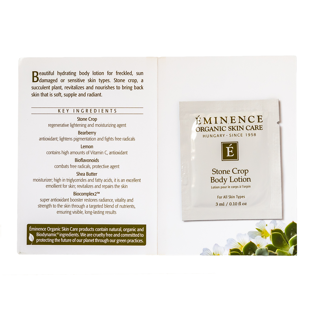 Eminence Organics Stone Crop Body Lotion